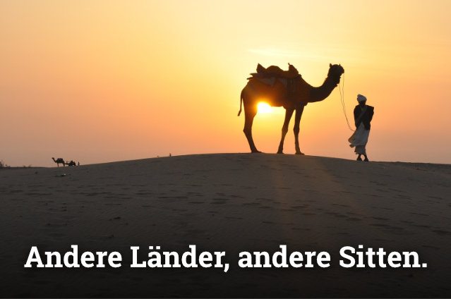 Andere Länder, andere Sitten