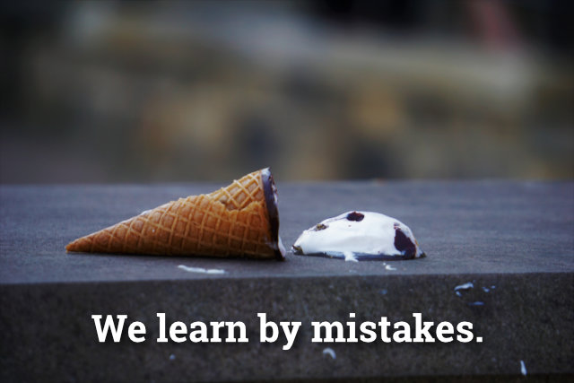 Chybami se člověk učí